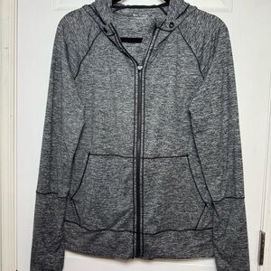 Athleta Gray Zip-Up Hoodie